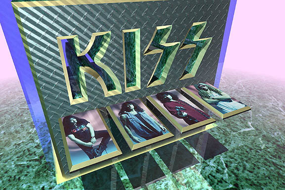 kiss tour book